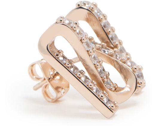 MAX MARA Medium grosgrain earrings - Image 3