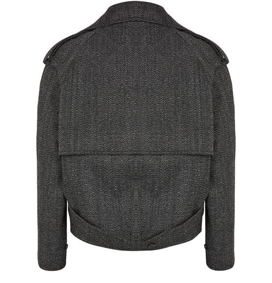 COURREGES Oblique caviar wool coat - Image 3