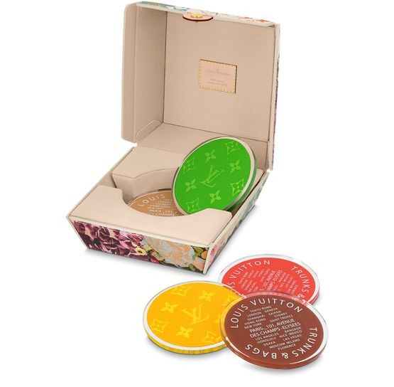 LOUIS VUITTON LV Flower Burger Box with Coasters - Image 3