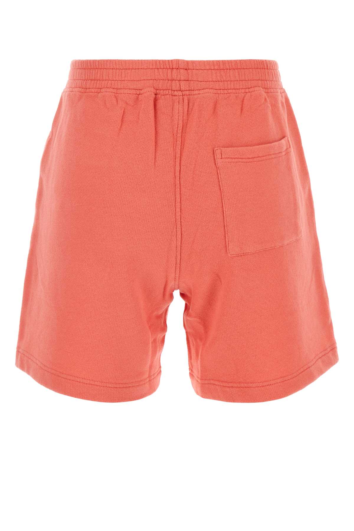 Sporty スポーティでリッチなサーモンピンクストレッチコットンショーツ - Image 3