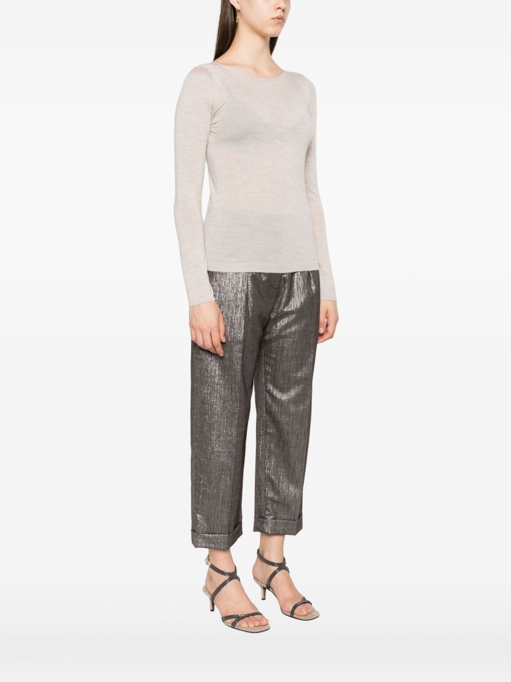 Brunello Cucinelli Cashmere Boatネックセーター - Image 3