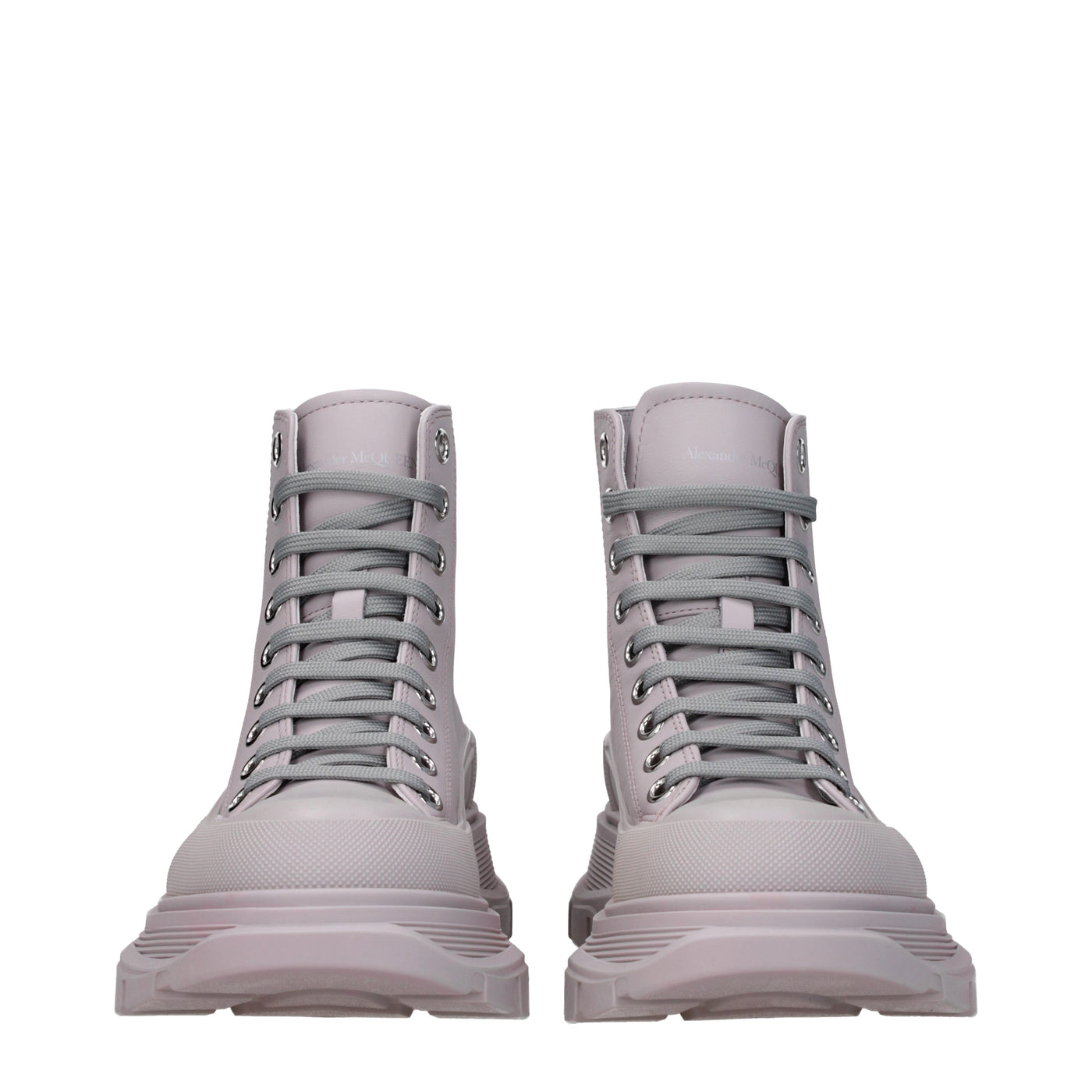 Alexander McQueen アレクサンダー・マックイーンの女性 'S ブーツレザーグレー/ムーンストーン - Image 3