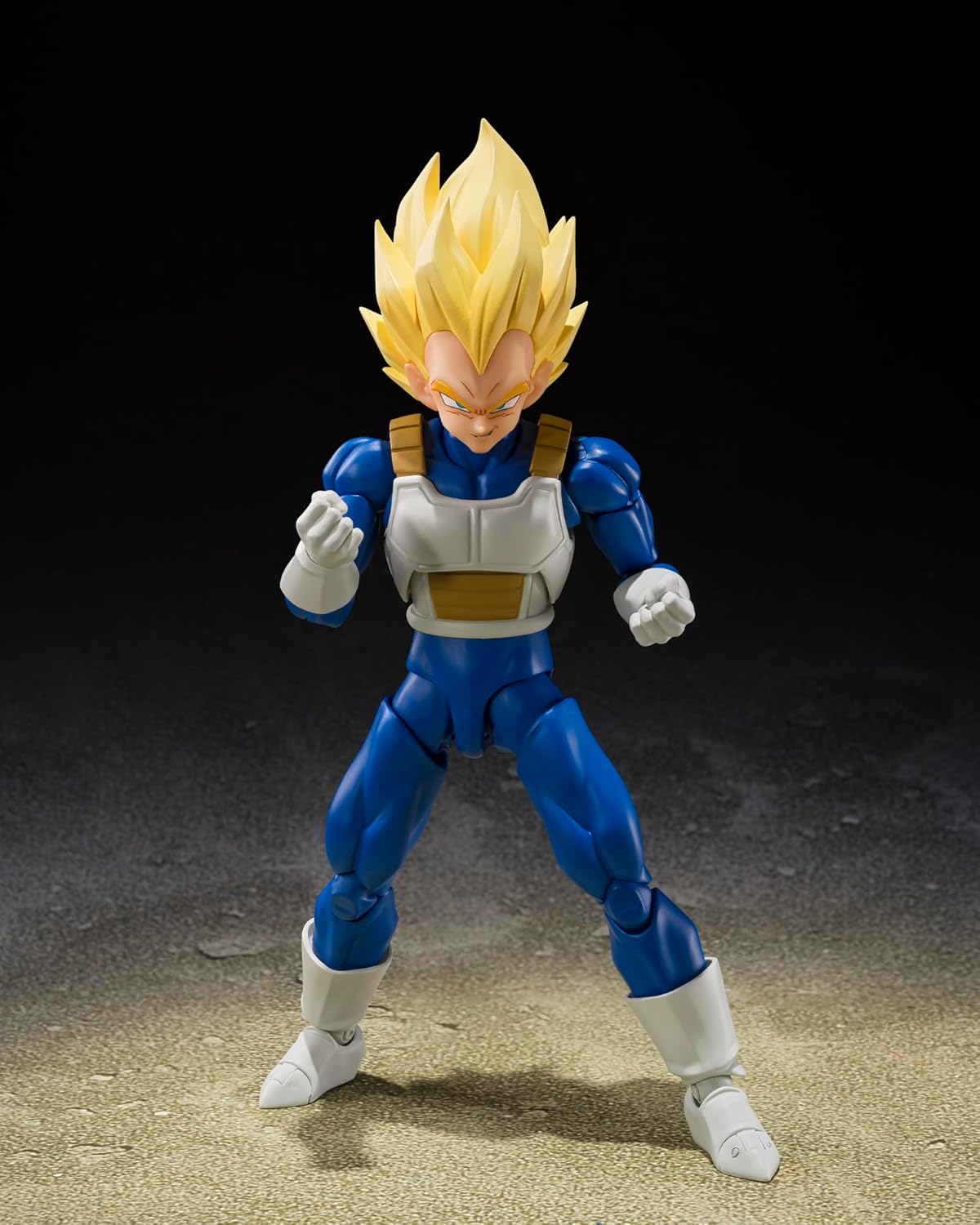 Tamashi Nations S.H. Figuarts Dragon Ball Z Super Saiyan Vegeta (Dangerous Pride), Approximately 5.3 inches (135 mm), PVC & ABS Pre-painted Action Figure