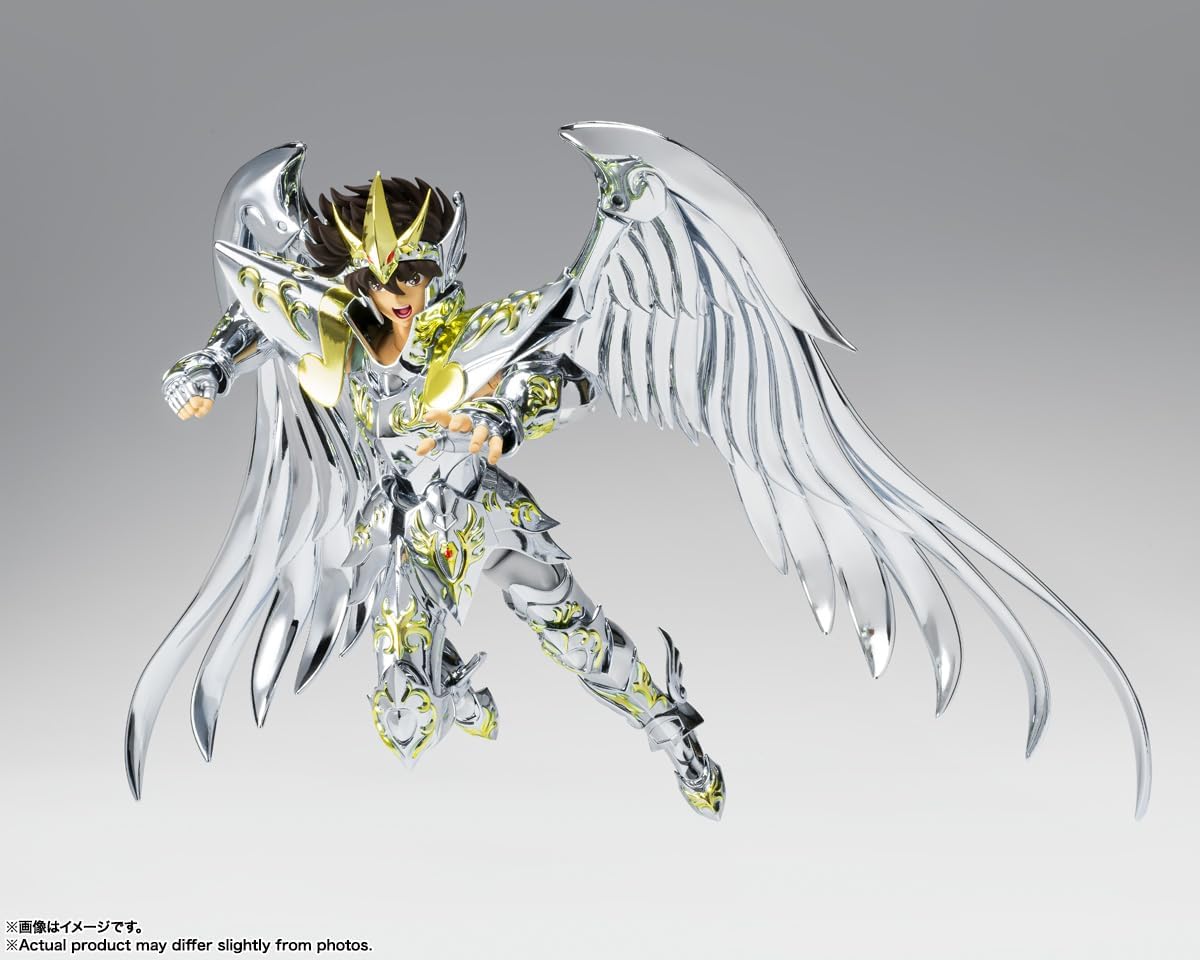 TAMASHII NATIONS Saint Cloth Myth EX Saint Seiya Pegasus Seiya (God Cloth), Approx. 6.7 inches (170 mm), PVC & ABS & Die Cast Pre-painted Action Figure