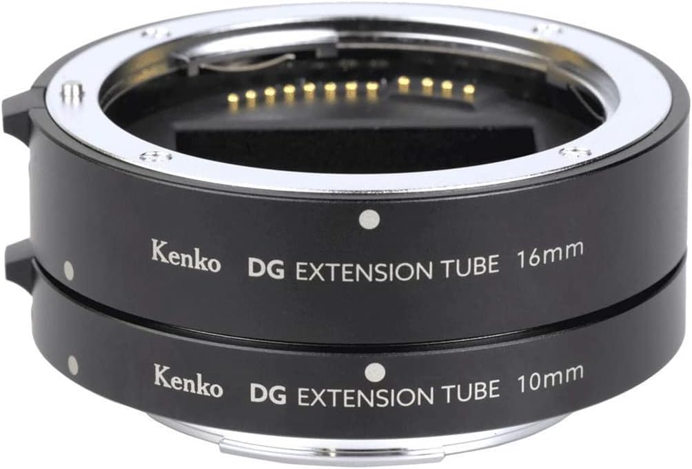 Kenko 515495 Lens Accessories Digital Close-up Ring Set for Canon RF Mount 0.4 inch (10 mm) / 0.6 inch (16 mm) Set of 2 with Electronic Contacts Made in Japan