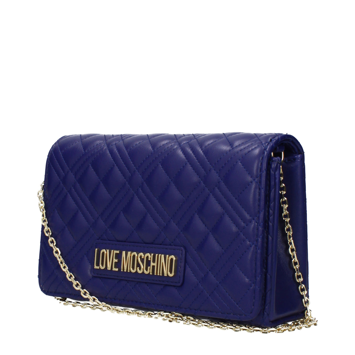 Moschino モスキーノポシェットの女性ポリウレタンブルー/ブルーベリーが大好きです - Image 3