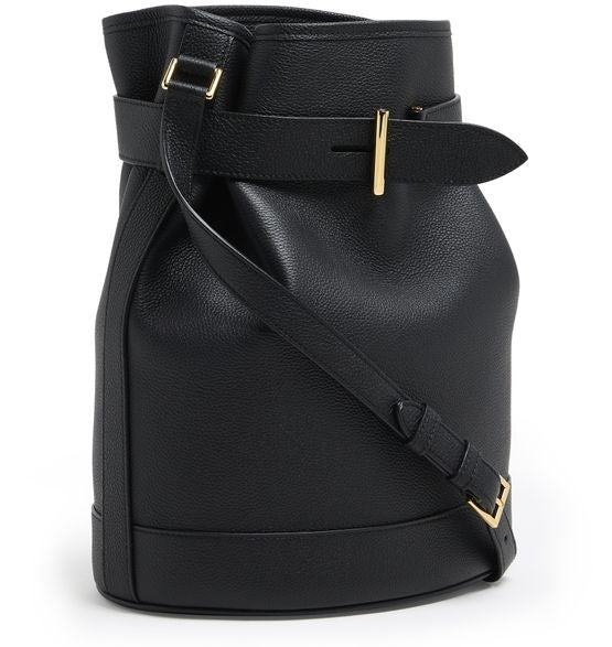 TOM FORD グレインレザー ミディアム バケットバッグ - Image 3