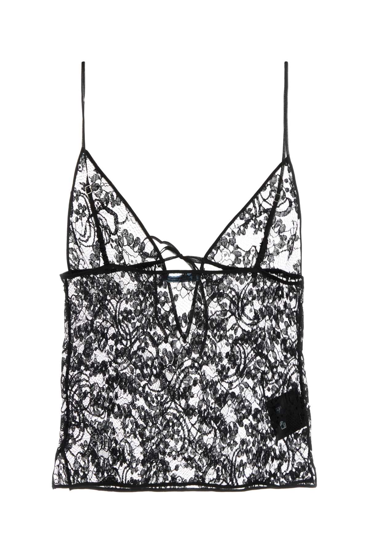 Prada プラダブラックレーストップ - Image 3
