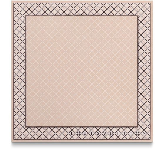 LOUIS VUITTON Monogram Flower Tile Shawl - Image 3