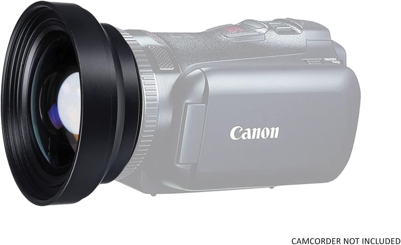 Wide Angle Lens for Canon VIXIA HF G20, HF G30, HF G40, HF G50, HF G60 (0.4X)