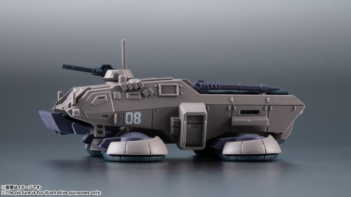 Robot Spirits BAS63296 Mobile Suit Gundam 08 MS Platoon Side MS 08 MS Platoon Option Parts Set 02 Version A.N.I.M.E. ABS