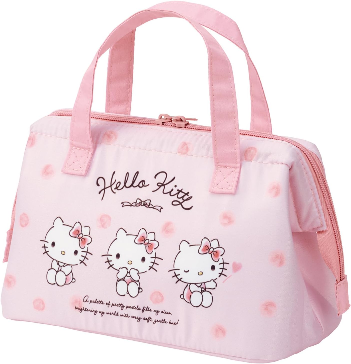 Skater KGA1 Insulated Lunch Bag Sanrio Hello Kitty Watercolor Cosmetics
