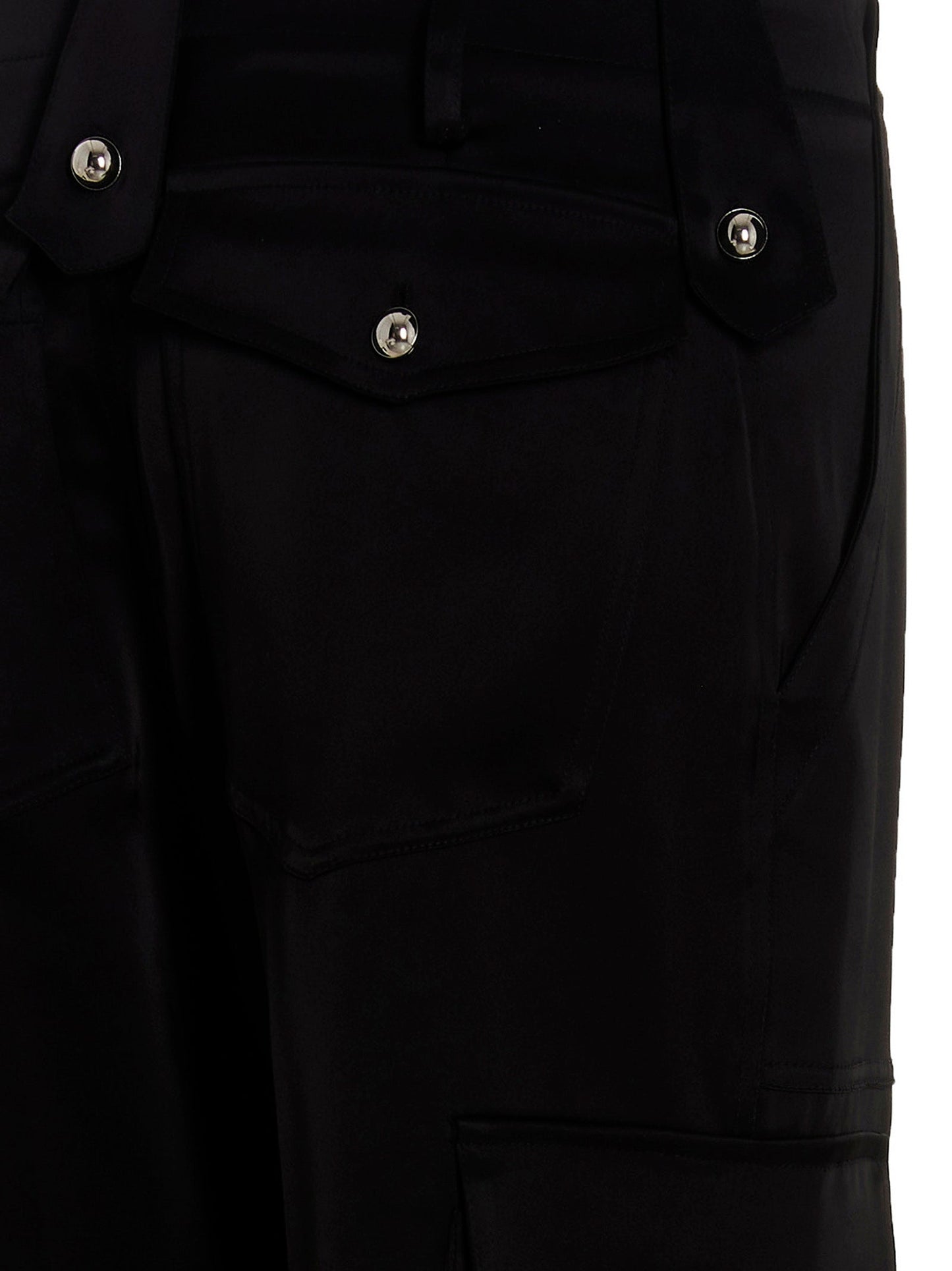 David Koma Satin Cargo Pants - Image 3
