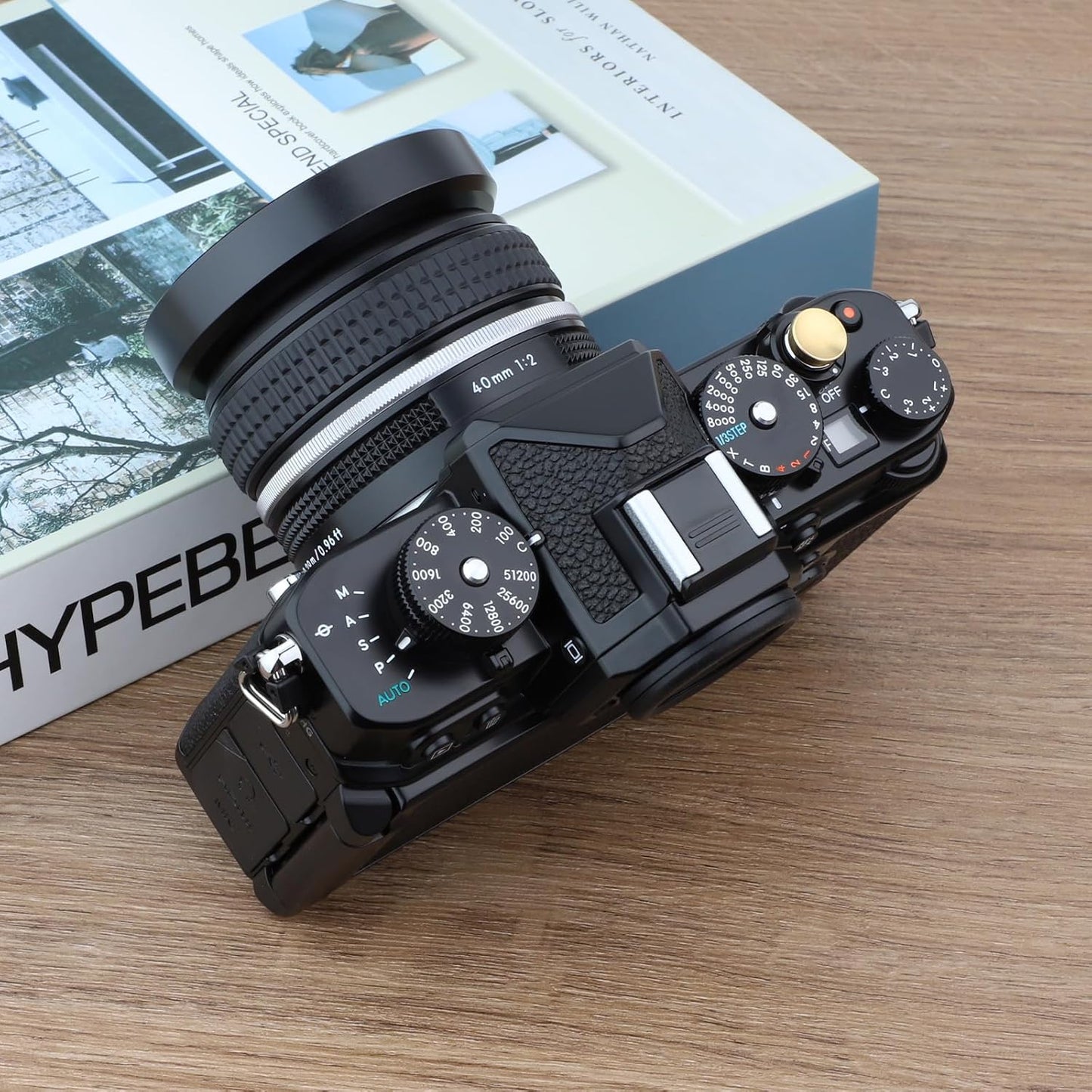 Haoge Metal Lens Hood for Nikon NIKKOR Z 40mm f/2, Z 28mm f/2.8, Z 28mm f/2.8 (SE) Lenses, Threaded Hood, Fits 52mm UV Filters and 52mm Lens Caps