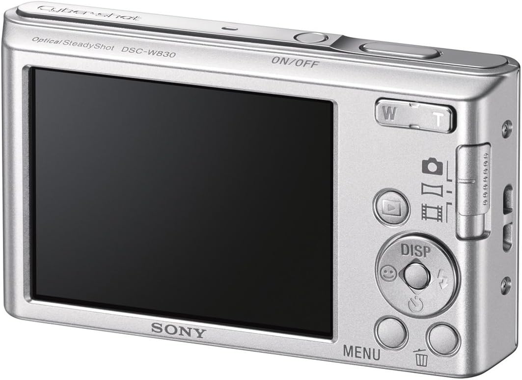 Sony DSC-W830 Compact Digital Camera Cyber-shot DSC-W830 Silver Optical Zoom 8x (25-200mm) Compact Body DSC-W830