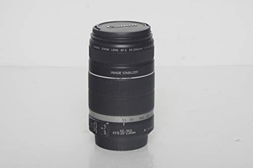 Canon EF-S 55-250mm f/4-5.6 is II Telephoto Zoom Lens for Canon EOS DSLR Cameras (White Box)