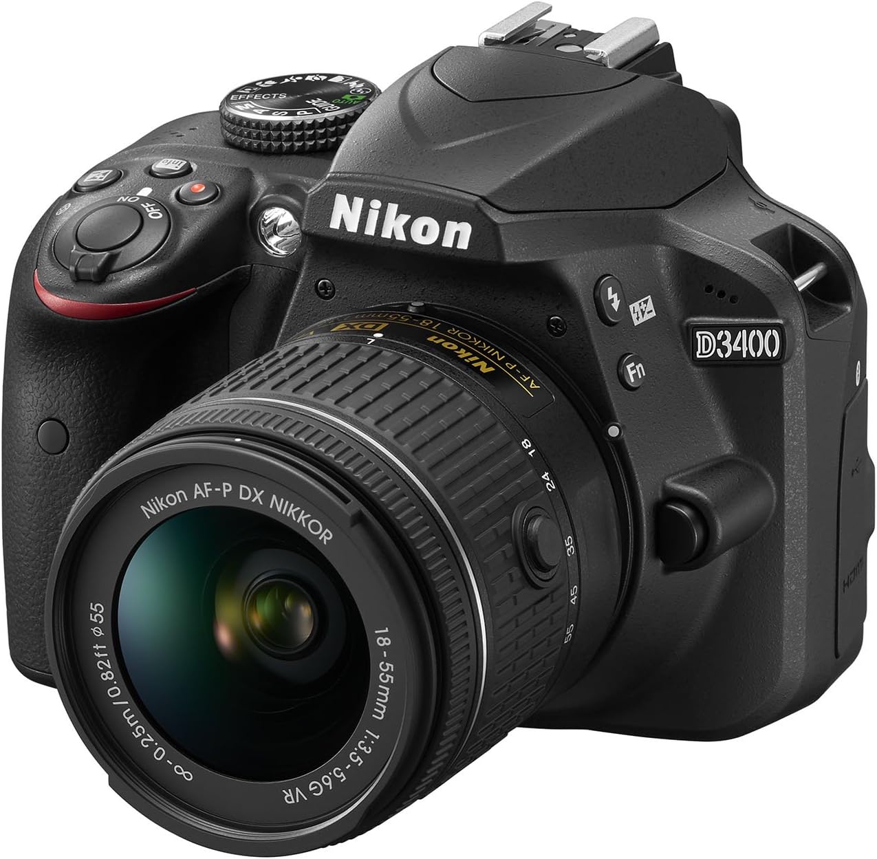 Nikon D3400 Digital SLR Camera, blk