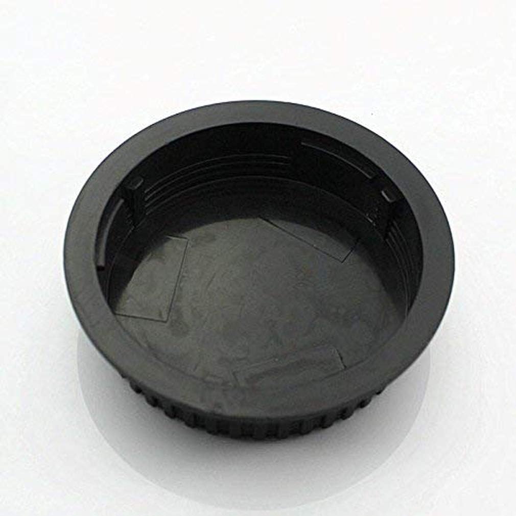 Rear Cap for Canon EF Mount Lens Camera Equipment Scratch Protection 1 Pack (Black)