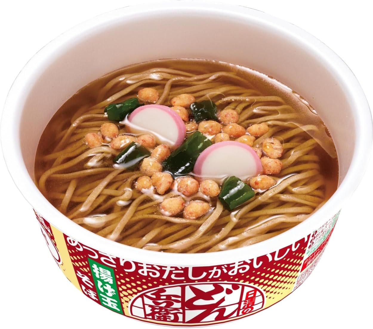 Donbee Nisshin Noodles with Delicious Nisshin Noodles, Fried Egg Soba, Nissin Foods Cup Noodles, 2.4 oz (69 g) x 12 Packs