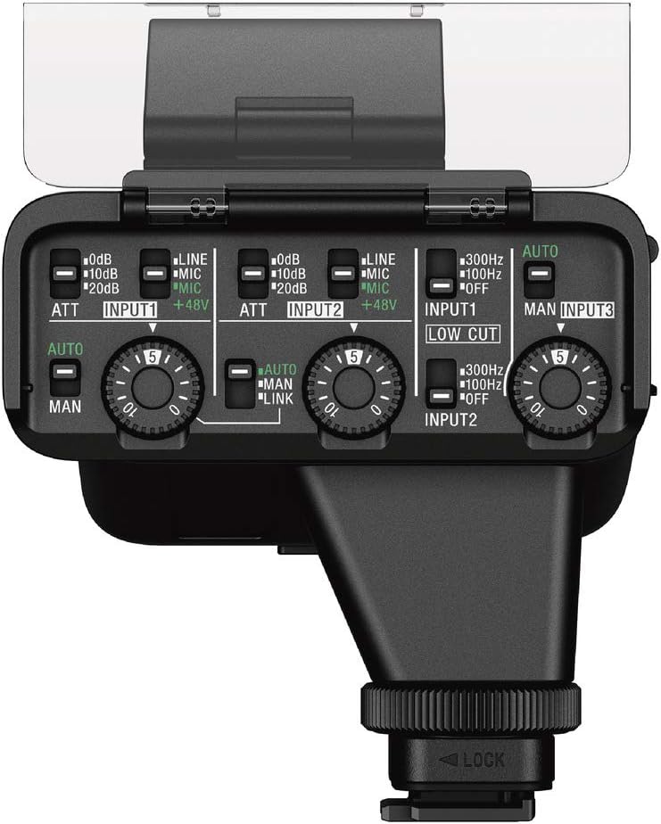 Sony XLR-K3M Camera Microphone XLR Adapter Kit Unidirectional Windscreen Included