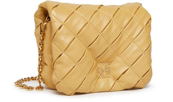 LOEWE Goya パファーバッグ ブレイディッドレザー - Image 3