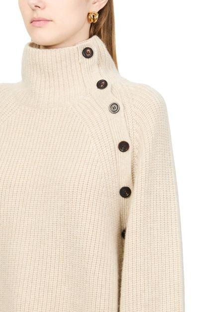 BOMPARD High neck sweater buttoned at the side - Image 3