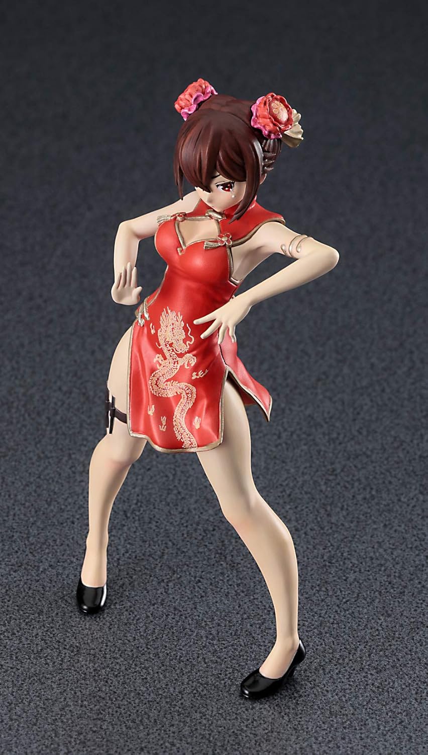 Hasegawa 1/12 Egg Girls Collection No.07 Haku Rinfa (China Dress) Unpainted Resin Kit SP450