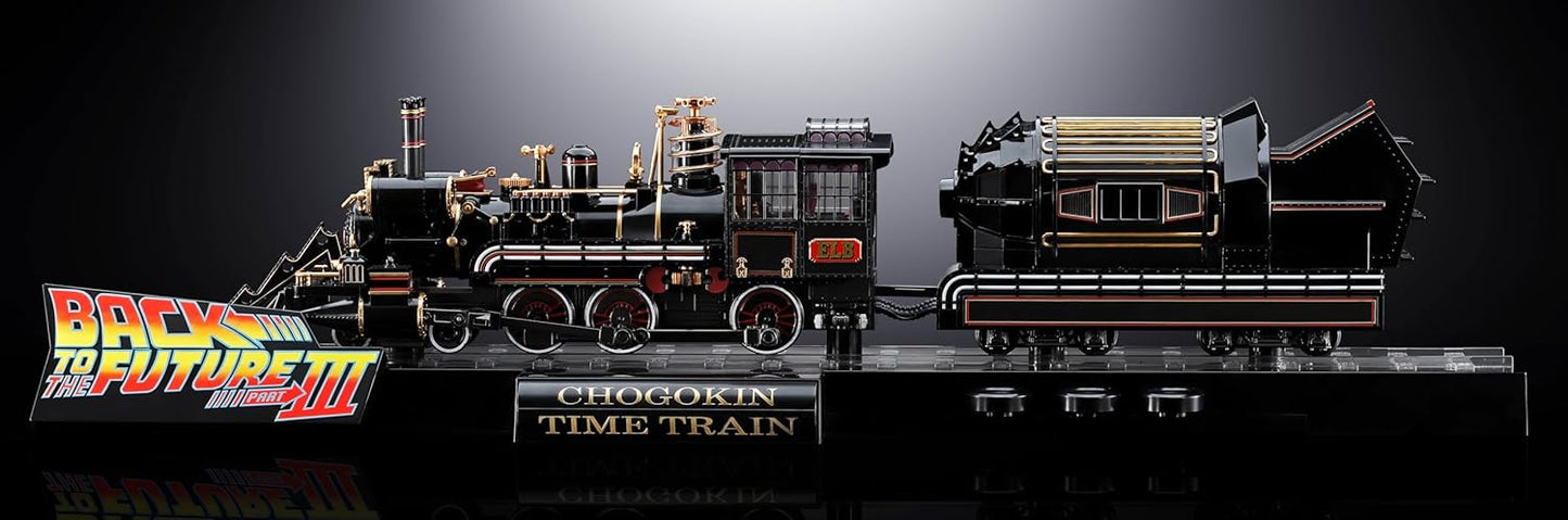 TAMASHII NATIONS Chogokin Back to the Future Part 3 Time Train, Approx. 20.5 inches (520 mm), ABS & Die Cast & PVC Pre-painted Action Figure
