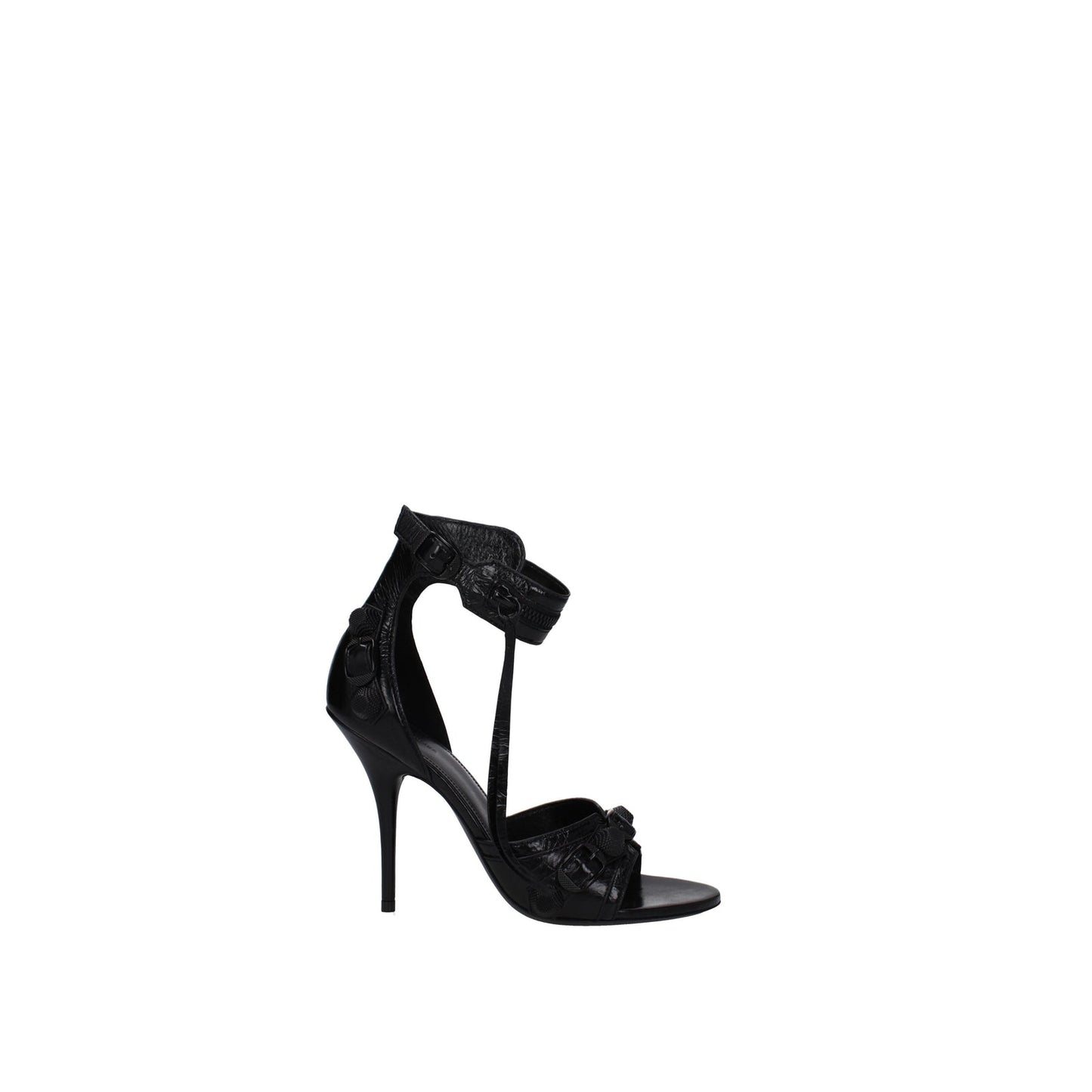 Balenciaga Sandals Cagole Woman Leather Black - Image 3