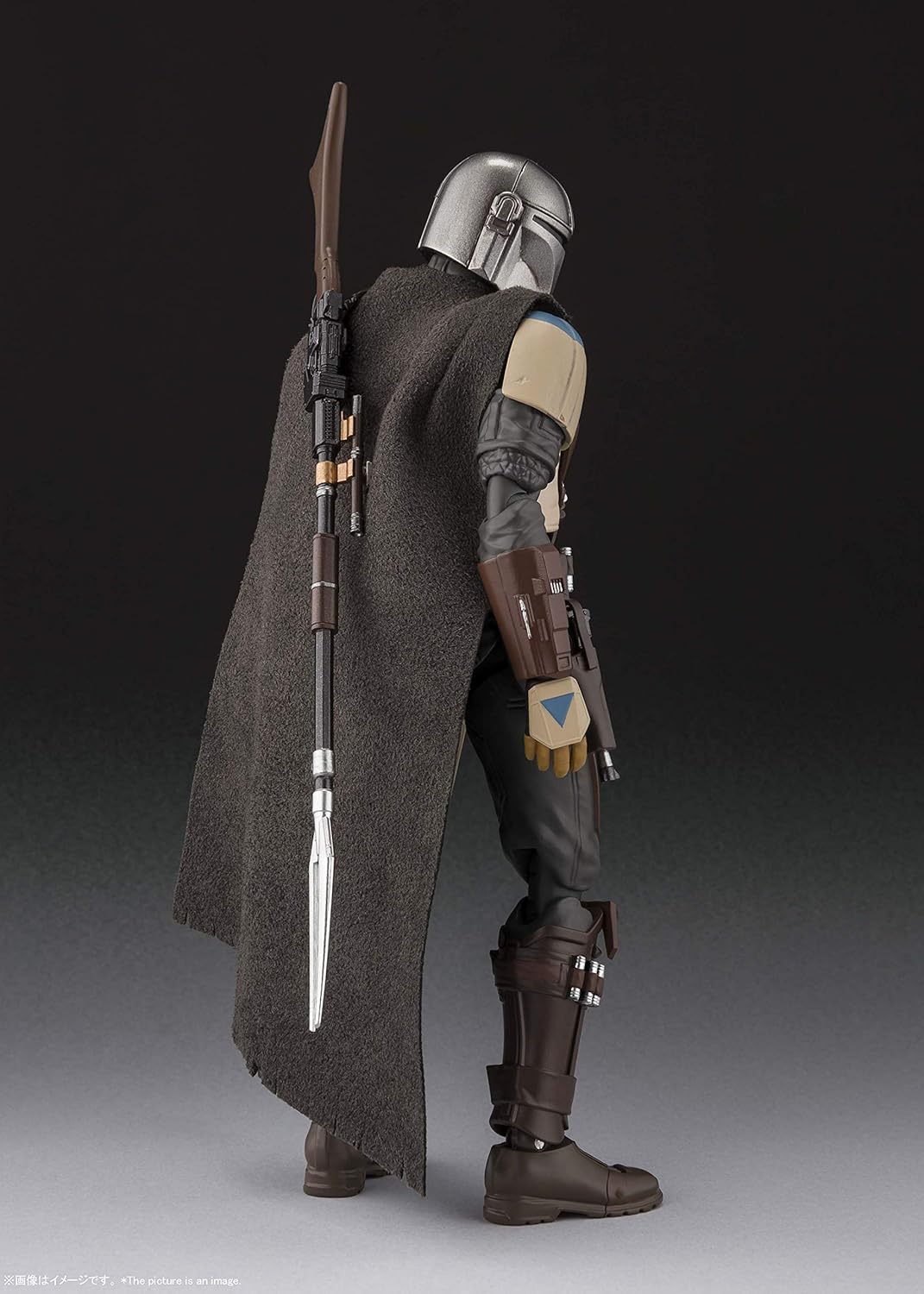 S.H. Figuarts Star Wars The Mandalorian, Approx. 5.9 inches (150 mm), ABS, PVC & Fabric, Pre-painted Action Figure