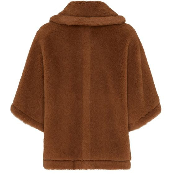 MAX MARA Tenebre テディベア ケープ - Image 3