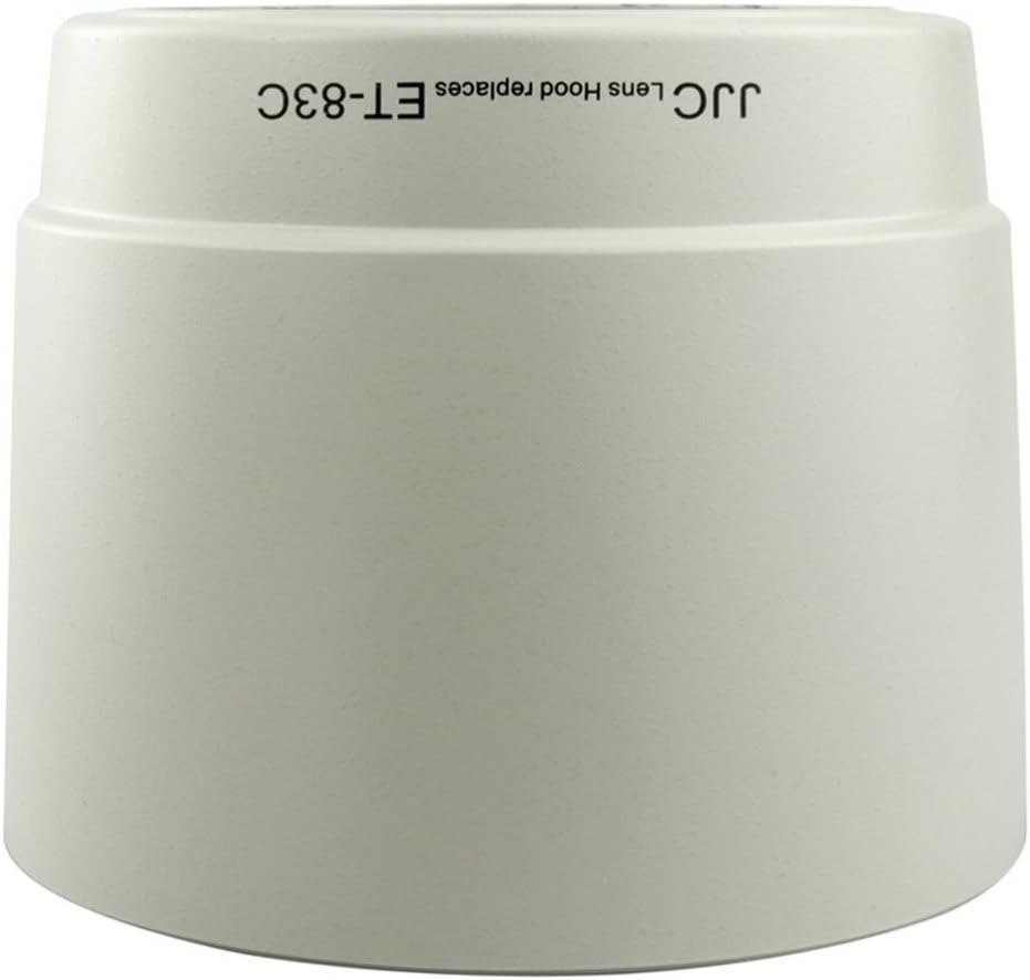 JJC White Lens Hood for Canon ET-83C Compatible EF 100-400mm F4.5-5.6L IS USM Lens Reversible