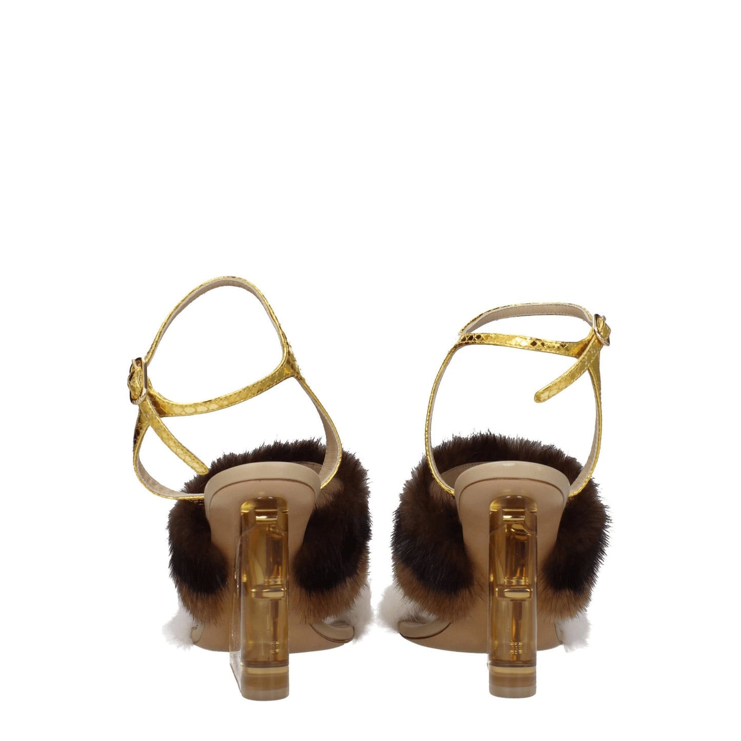 Fendi フェンディサンダル女性ミンクブラウン/ゴールド - Image 3