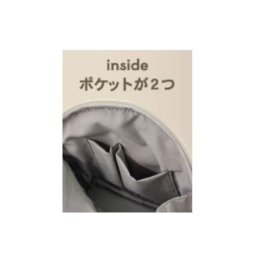 マリモクラフト サンリオ モノトーンシリーズ ラウンドポーチ