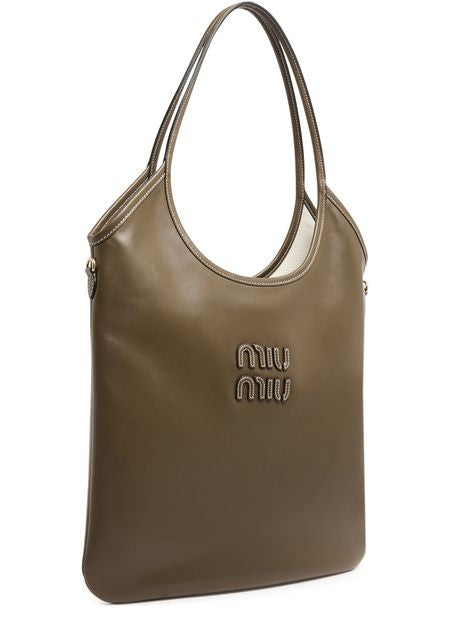 MIU MIU レザー製トートバッグ - Image 3