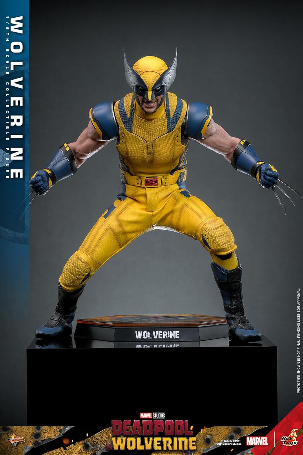 Movie Masterpiece Deadpool & Wolverine Wolverine 1/6 Scale Figure