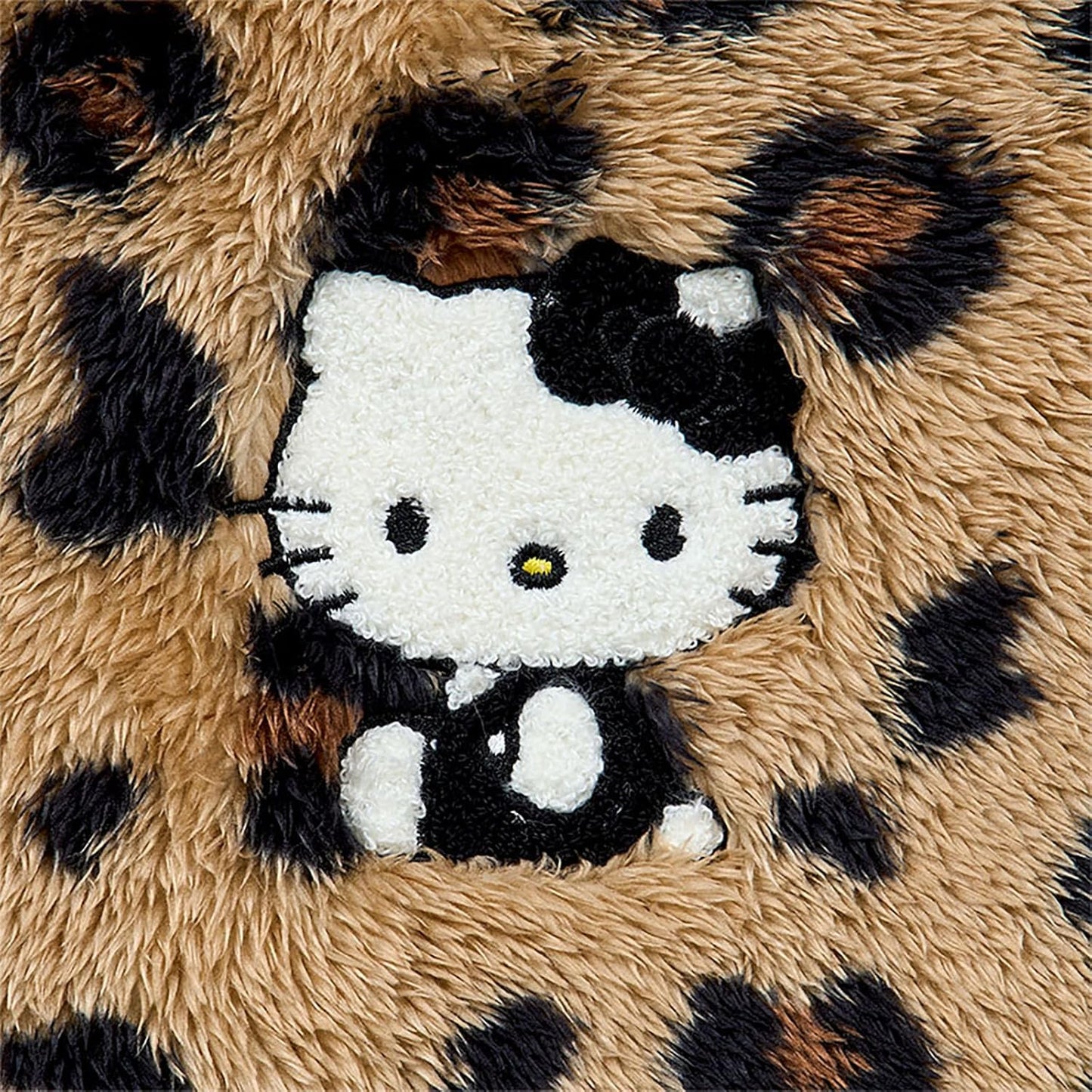 Sanrio Hello Kitty Zip Up Boa Hoodie, Brown 295922