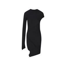Balenciaga バレンシアガブラックストレッチビスコースドレス - Image 3