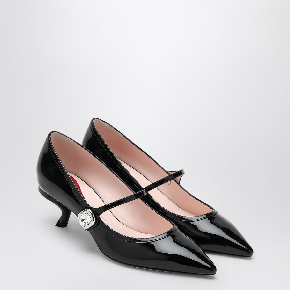 Roger Roger Vivier Black Patent Leather Mary Jane VirguleDecolletés - Image 3