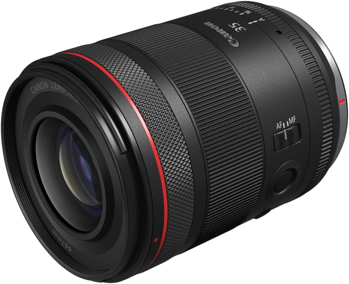 Canon RF35mm F1.4L VCM Wide Angle Prime Camera Lens | Black