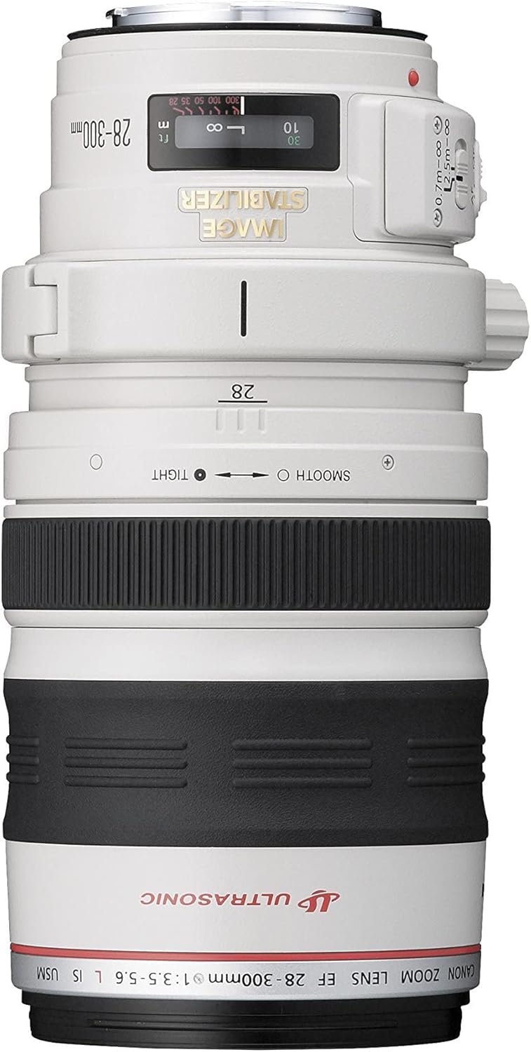 Canon EF 28-300mm f/3.5-5.6L IS USM SLR Telephoto lens White