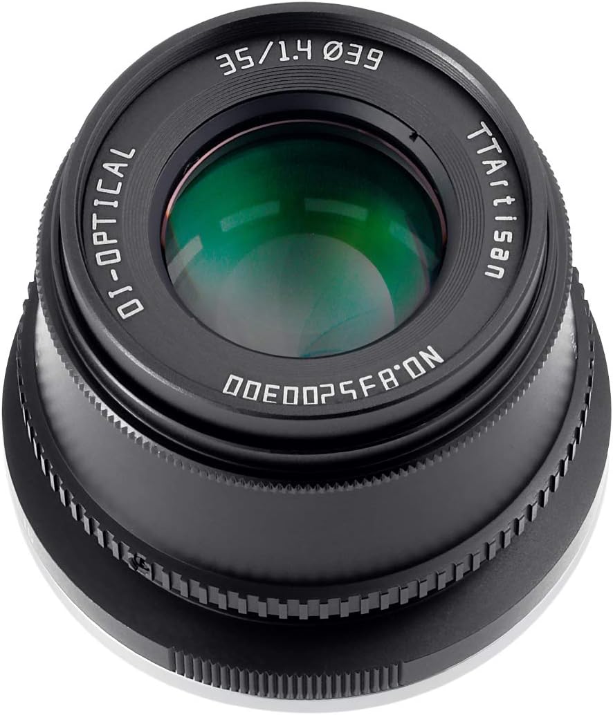 TTArtisan 35mm f/1.4 C Z Mount Nikon Z Black Lens Brand Optics