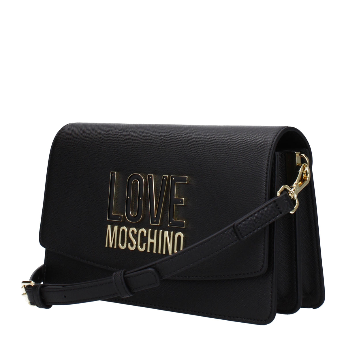 Moschino モスキーノのショルダーバッグが大好きな女性ポリウレタンブラック - Image 3