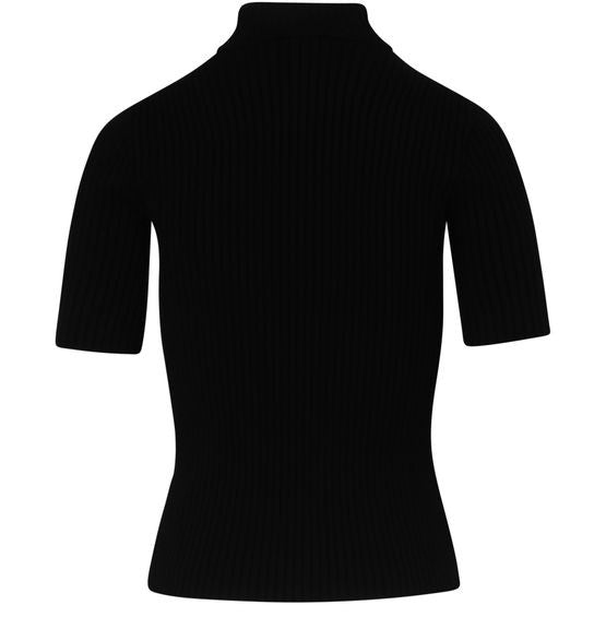COURREGES 半袖リブニットセーター - Image 3