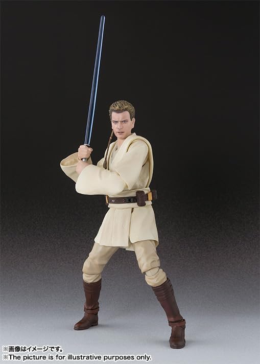 S.H. Figuarts Star Wars: The Phantom Menace Episode I (Resale Version), Approx. 6.1 inches (155 mm), PVC & ABS, Pre-painted Action Figure