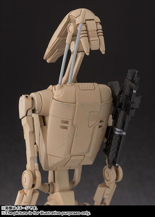 S.H. Figuarts Star Wars Battle Droid (Resale Version), Approx. 6.1 inches (155 mm), ABS & PVC, Pre-painted Action Figure