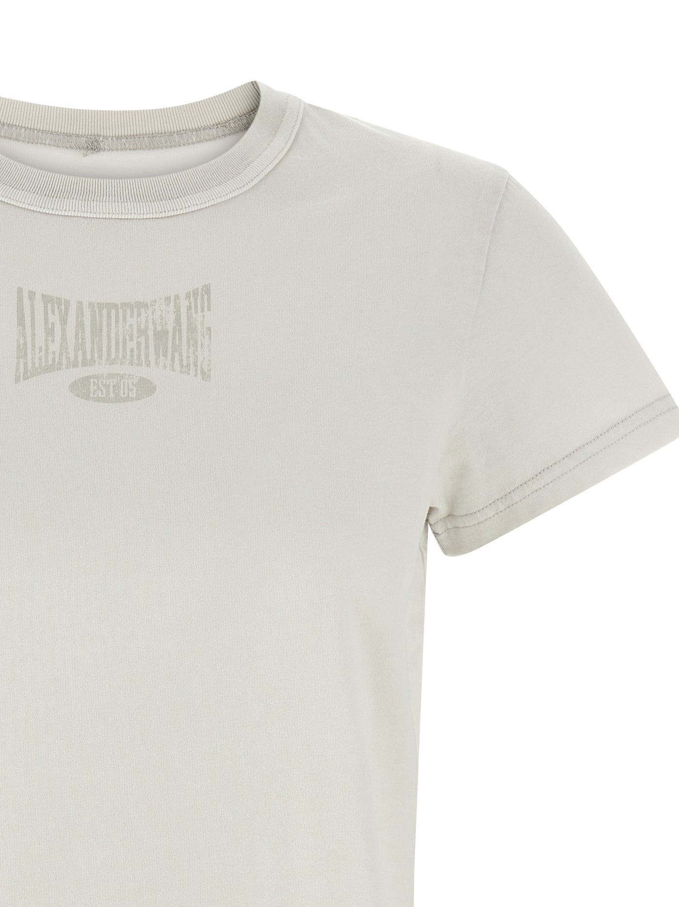 T By Alexander Wang Tによるアレクサンダー・ワンはロゴTシャツを生きました - Image 3
