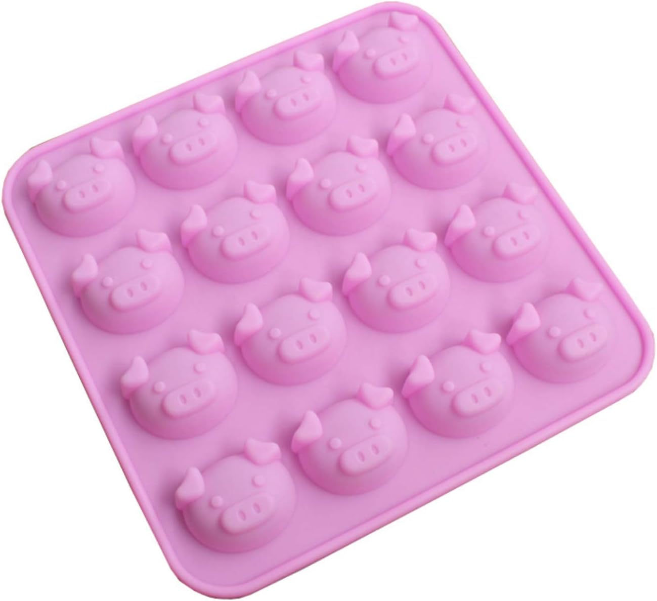Silicone Molds Pig 16 Pcs Chocolate Baked Goods