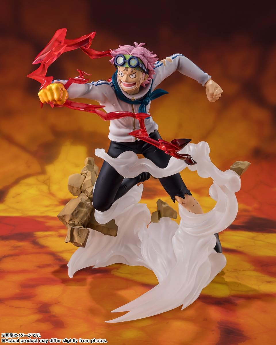 TAMASHII NATIONS Figuarts Zero One Piece Cobby - Real Fist Bones, Approx. 6.1 inches (155 mm), PVC & ABS, Painted Finished Figure