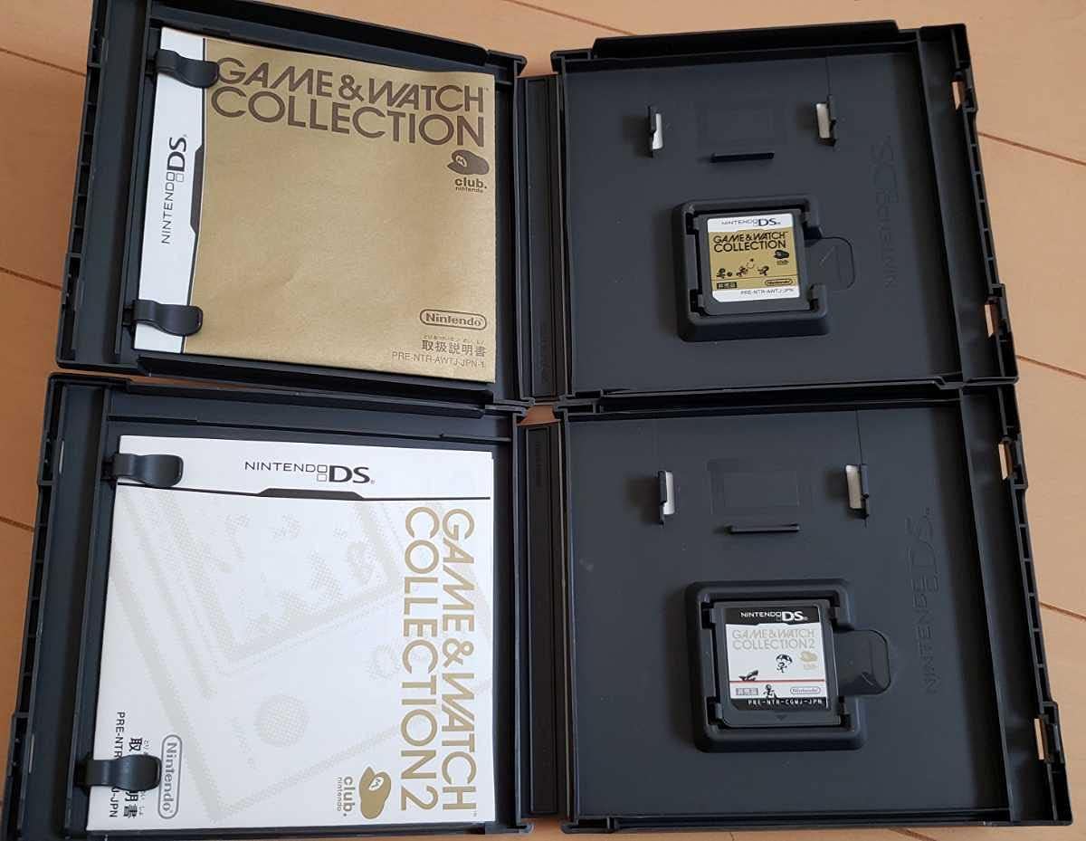 Nintendo DS GAME&WATCH Collection 1 2 セット 2個 ゲーム&ウォッチ コレクション2 動作確認済